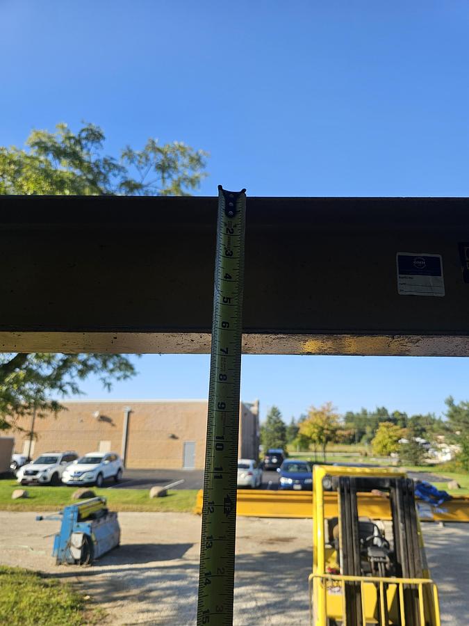 Used 2 Ton Contrx GCT2-8 Adjustable Height Gantry Crane 8' Span & Coffing Hoist 