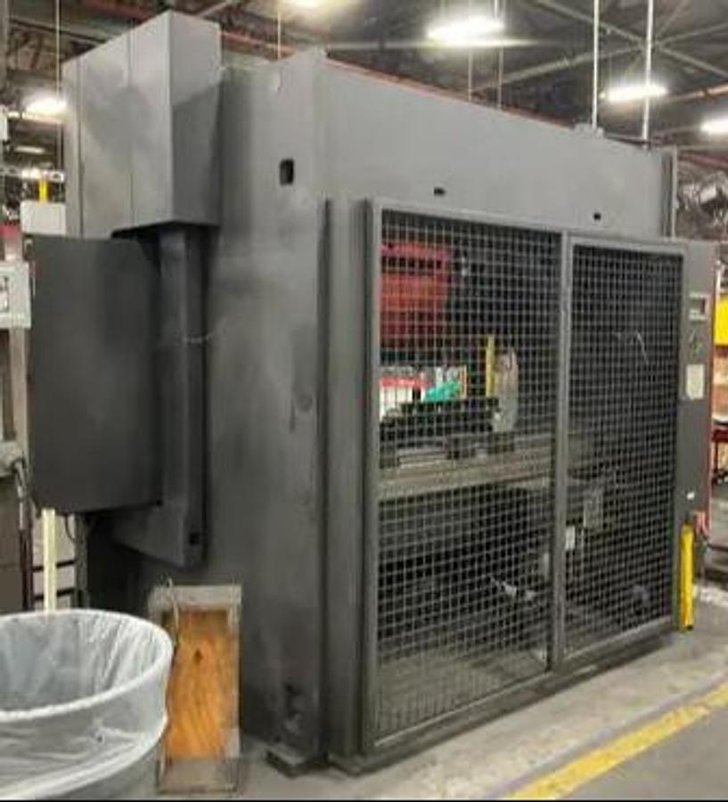 Used 88 Ton x 8' Amada HFT 80-25 S Hydraulic 4 Axis CNC Press Brake