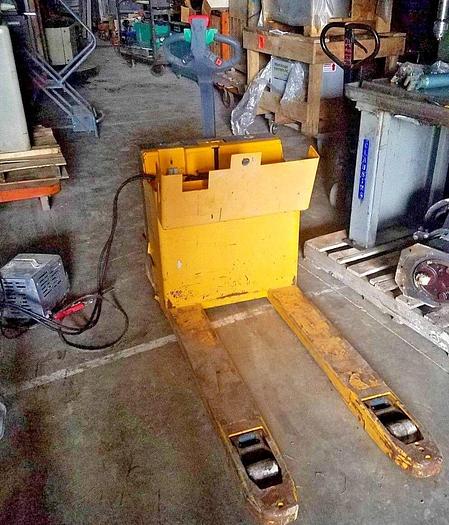 Used Multiton 24 Volt Electric Pallet Truck #ELE45-27x48 4500# Cap. w/115V Charger