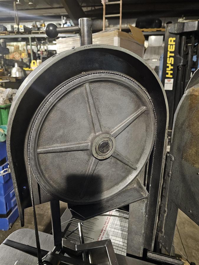 Used Roll-In EF1459 Portable Vertical Bandsaw 9" x 14" Capacity w/Clamps & Extra Blades