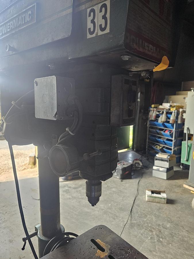 Used 15" Powermatic 1150 Pedestal Mounted Drill Press 110/120-208V, 1 ph 