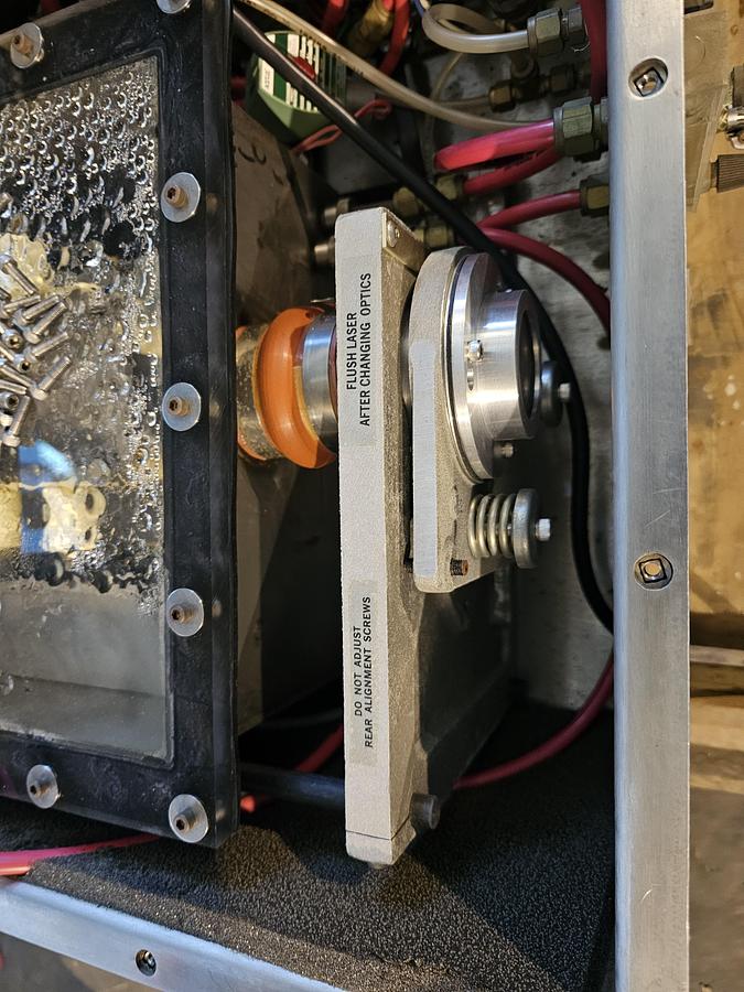 Used Lasertechnics Blazer 6000 Carbon Dioxide Marking Laser/Coder - Parts Machine