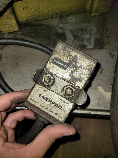 Used Enerpac One Shot & Sweep Conduit/Pipe Bender w/Pipe Bending Dies 30 Ton Cylinder 3/4” – 4” Capacity