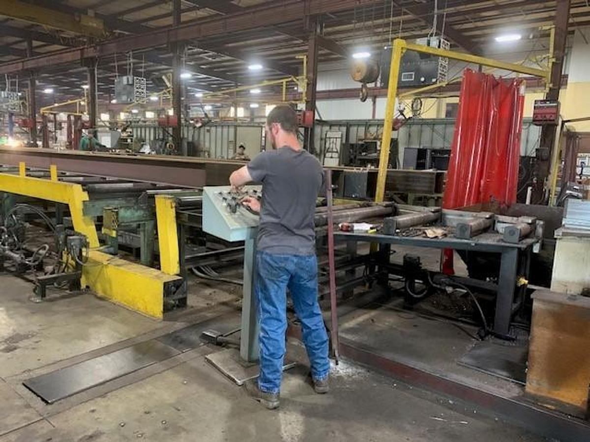 Used Ficep 1001 DDB CNC Drill & Saw Line with Material Handling Automatic Loading 