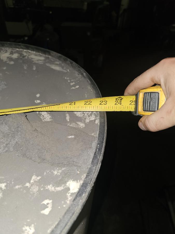 Used 23" x 34" International Dynetics 55 Gallon Slugger Drum Crusher/Compactor 110 Volt, 1 ph