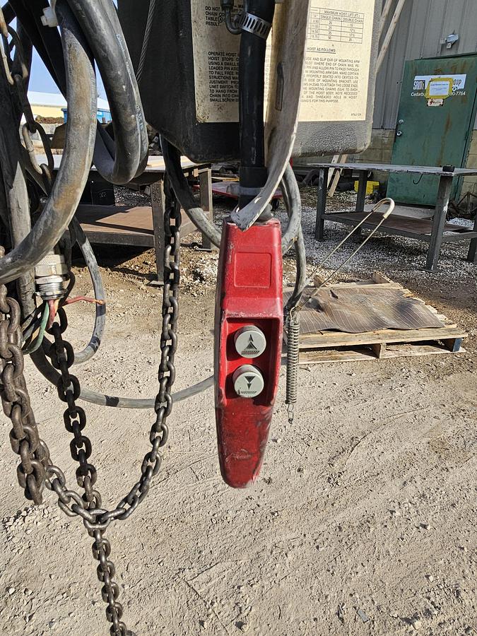 Used Coffing EC Series 1-Ton Heavy-Duty Electric Chain Hoist | 2000 lb Cap.