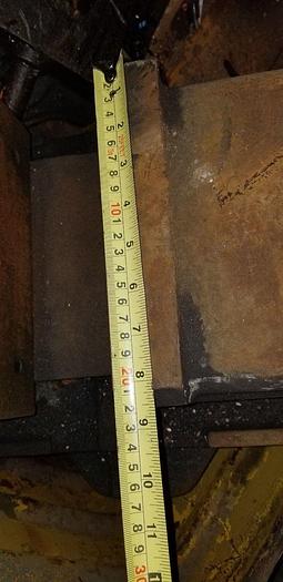 Used Large Heavy Duty 8'' Milling Vice, 7'' Max Opening Fixed Position Mount