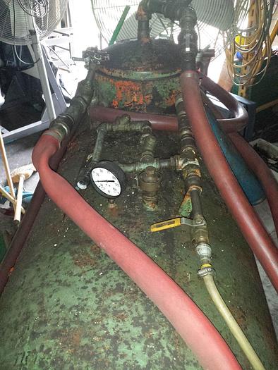 Used Cecor 200 Gallon pneumatic Operated Sump Sucker, Pickup/Discharge/Feed Lines