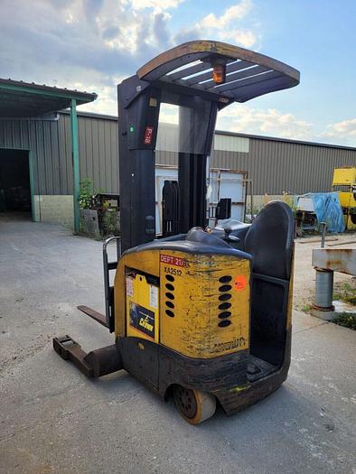 Used Crown RR 5000 Series Electric Reach Truck 4,500 lb Capacity 42” Forks Sideshift