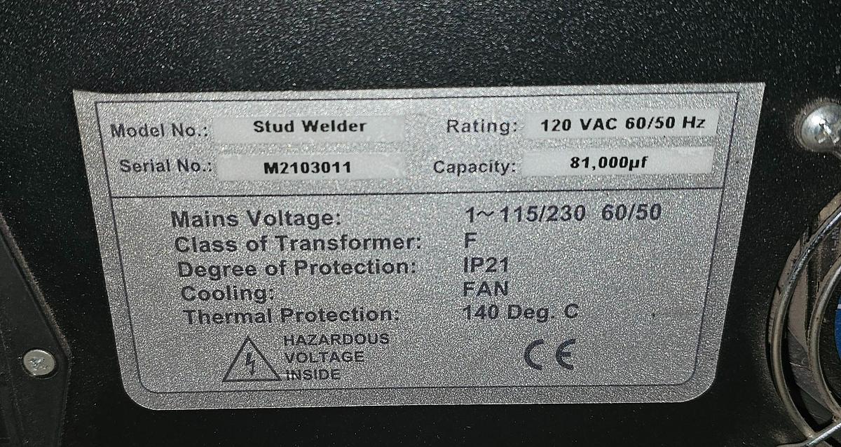 Used Hybroco Stud Welder