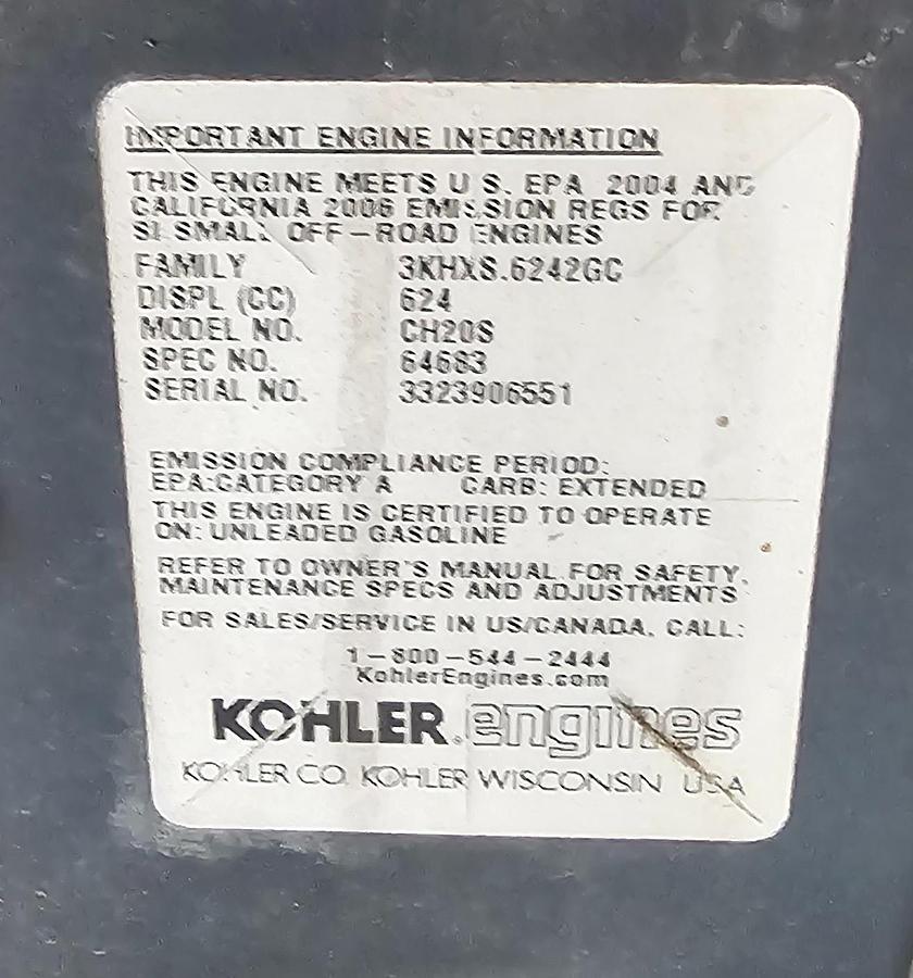 Used Lincoln Ranger 3 Phase Gas Welder 11,500 Watts Peak Power on Cart - 481 Hours