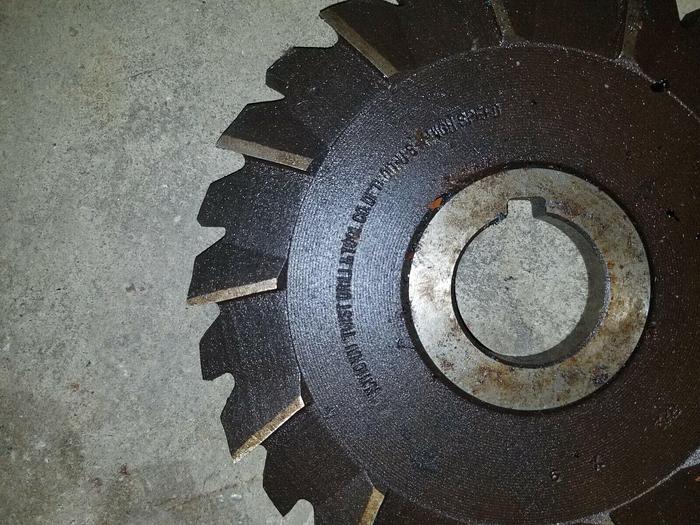 Used 1 1/2" B&S Tool Co & National Twist Drill Flat Slab Cutting Mills, 8'' x 5/8''T