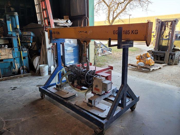 Used Certex/Aero-Lift 4000/4L Cup Vacuum Sheet Lifter w/4 Ton Capacity & 10 Ton Bar