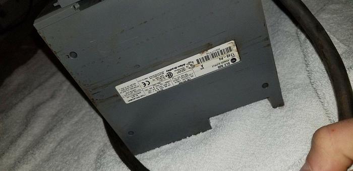 Used Allen-Bradley 1746-A10 Slot Rack w/1746-P4 Ser A Power Supply & Modules & Key