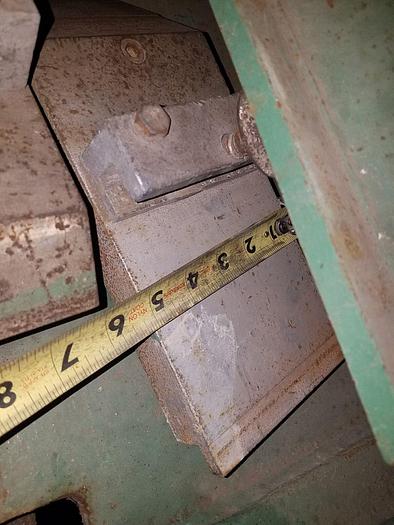 Used 8′ x 16 Gage Chicago D&K Finger brake Model #L-37, 96″ O.A.L.