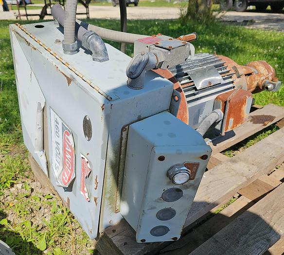 Used 10 Hp Double A Gerotor Hydraulic Pump H8-P-10B2 1750 RPM 230/460V