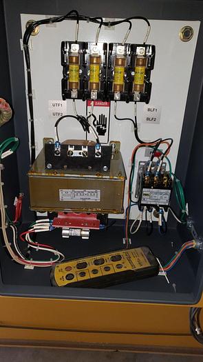 Used 10 Ton P&H Pacesetter Top Running Overhead Bridge Crane 77'-7.5" Span w/47' Lift