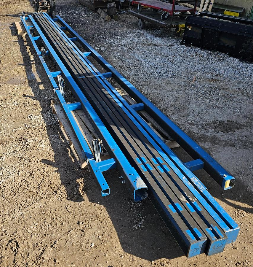 Used 24' Span x 38' Runway 2000 lb Gorbel Freestanding Bridge Crane System & Hoist 