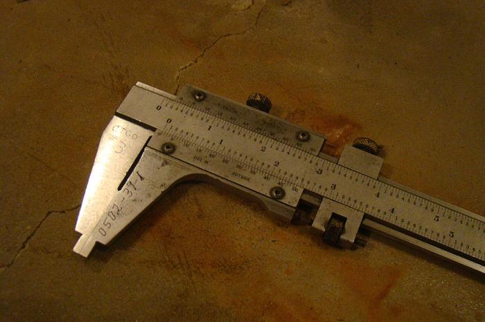 Used Starrett No.123 Master Vernier Caliper 14.5'' Measuring Length No Case