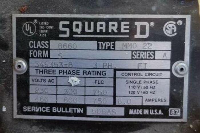 Used 250 HP SQUARE D CLASS 8660 SOLID STATE REDUCED VOLTAGE MOTOR STARTER