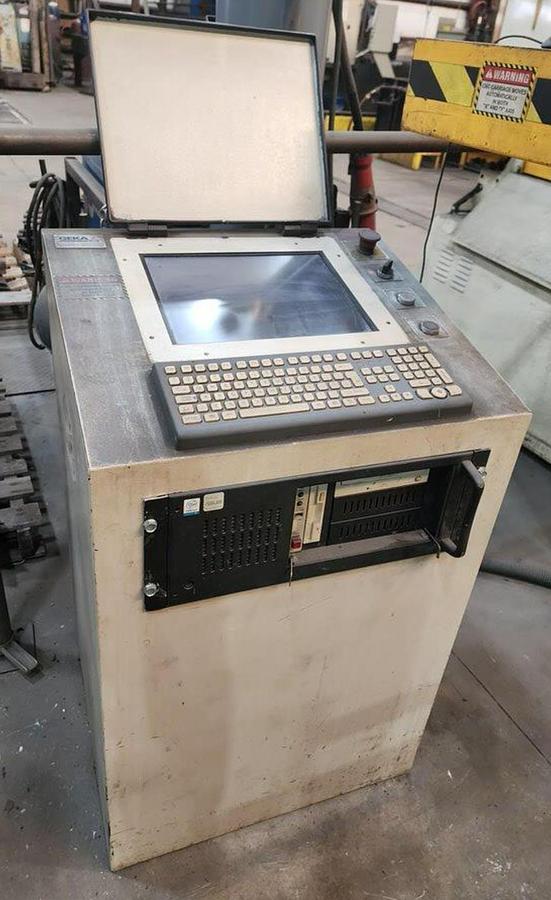 Used Geka Hydracrop 110/SD Dual Cylinder Hydraulic Ironworker 120 Ton Capacity