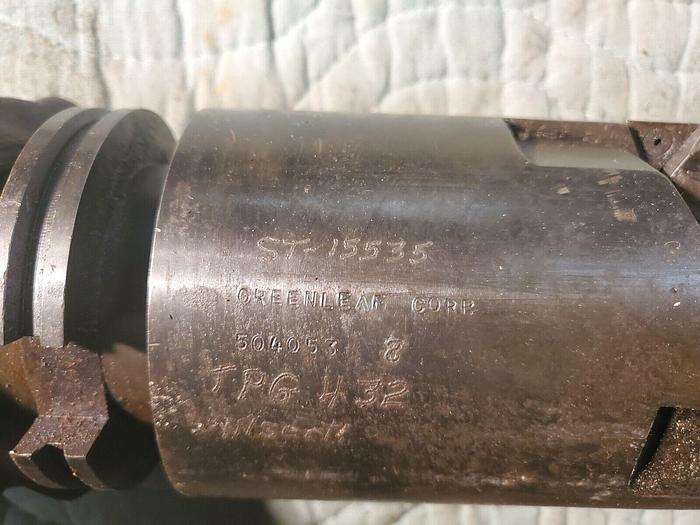Used Greenleaf Corp Indexable Face Mill 50 Taper Tool Holder 504053
