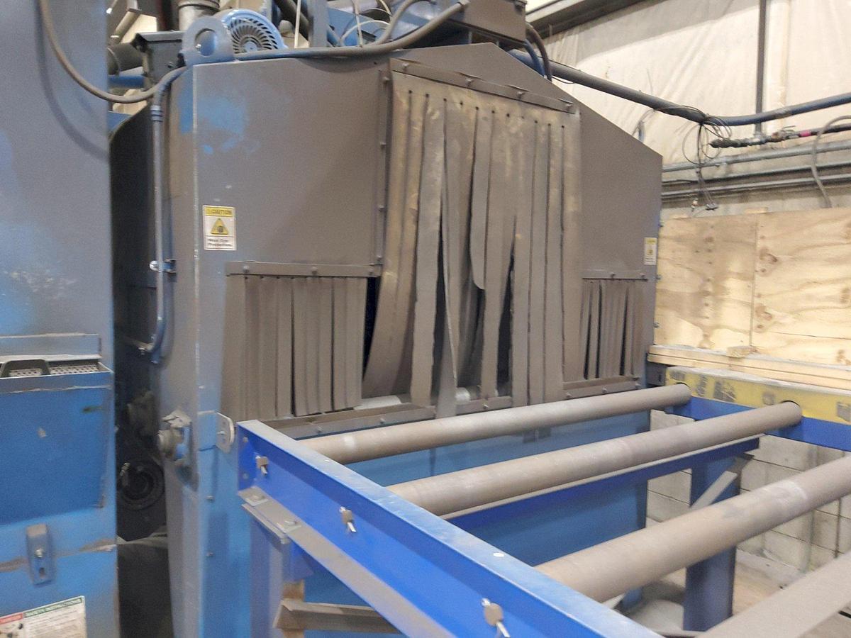 Used Pangborn ES-1921-109 Rotoblast | 4-Wheel (100HP) Pass-Thru Blaster & Dust Collector 