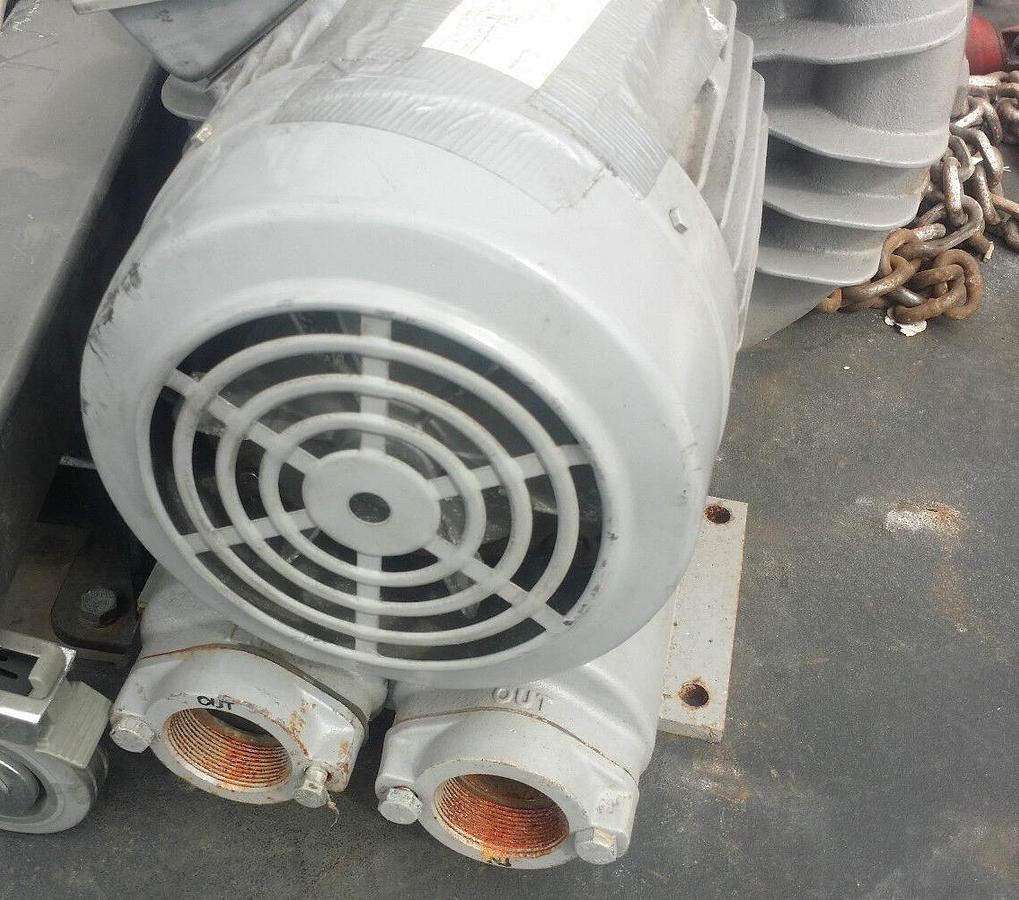 Used 6.7 HP. Fuji Electric Ring Compressor 267 CFM MDL#: VFC700A-7W