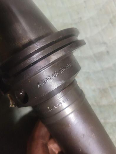 Used Sandvik CAT50 Adapter A390.45-50 50 040M & Boring Bar 391.38-48 50 193