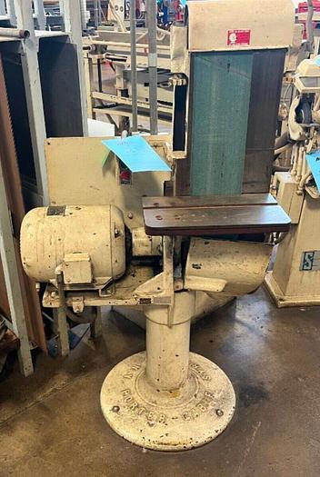Used Porter Cable 10" W x 70" L Belt Sander 440V, 3 ph w/Cincinatti Dust Collector