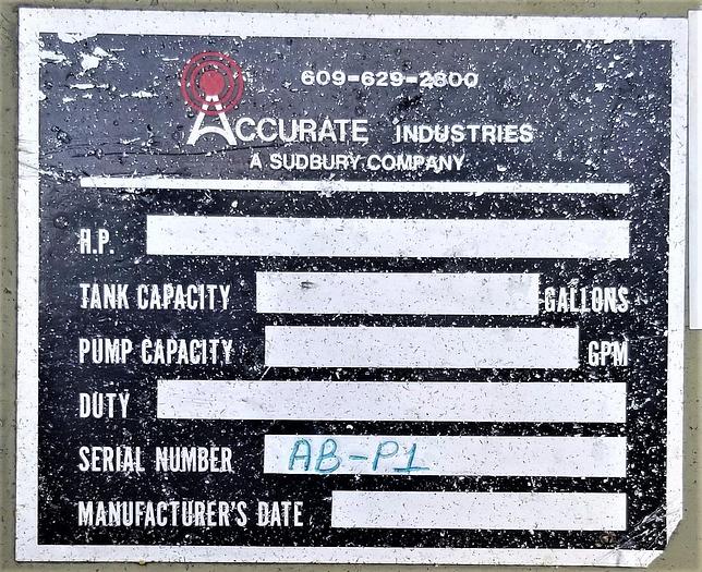 Used Accurate Industries Vertical Hydraulic Downacting Cardboard Baler