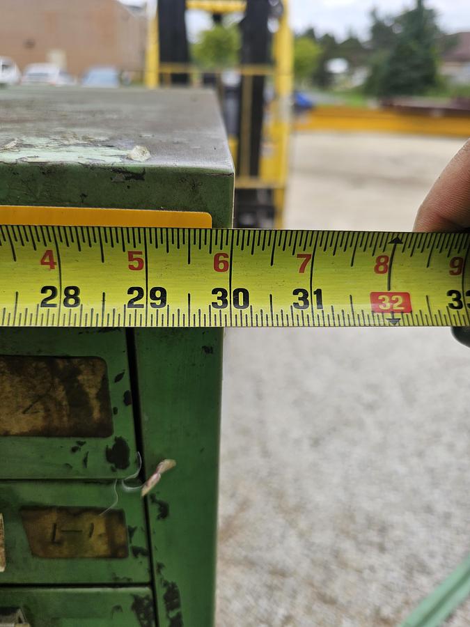 Used 10 Drawer Lyon MSS Roller Bearing Modular Tooling Cabinet 28" x 30" x 60"