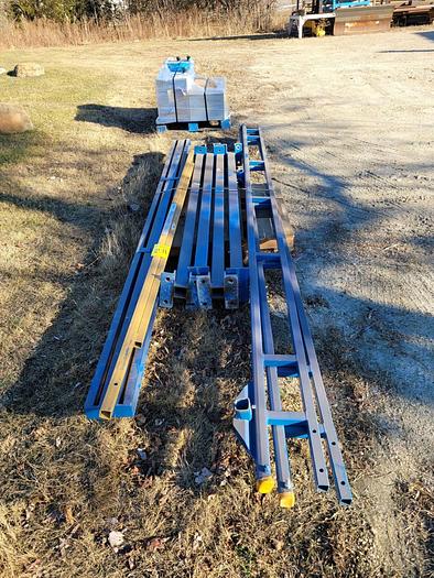 Used Gorbel 250lb Capacity Free Standing Bag Lifting Crane System