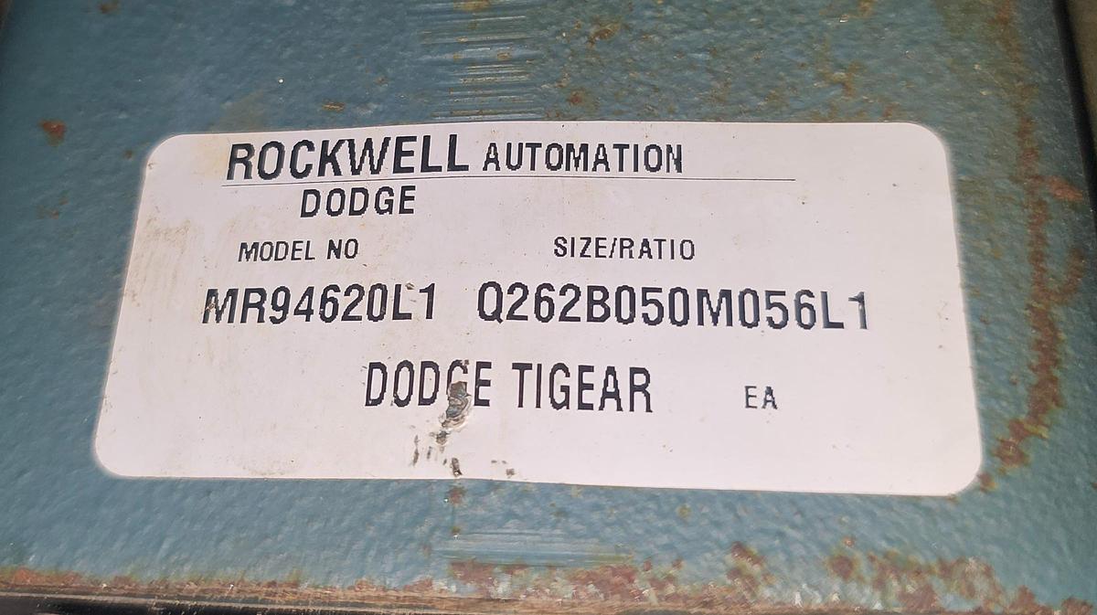 Used Reliance Electric Gear Motor 1/2 Hp W/ Tigear  .90 RATIO 1056 Output RPM