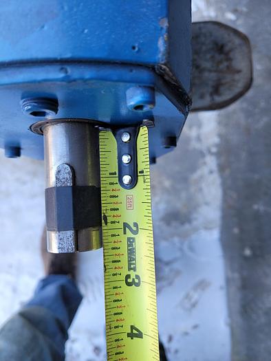 Used Lobeflo Positive Displacement SR/3/038/LS Rotary Lobe Pump 2 1/4” x 2 1/4”