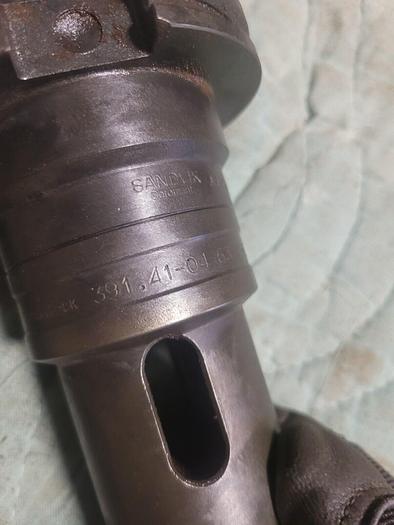 Used Sandvik A390.45-50 60 050M CAT50 Tool Holder & #4MT Adapter 391.41-04 63 155
