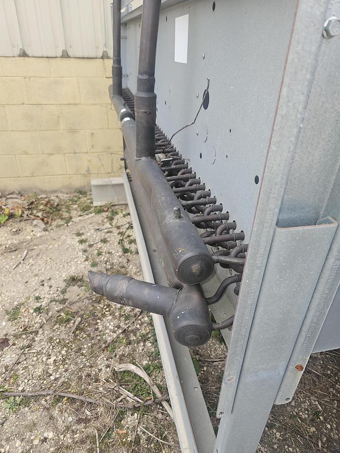 Used Bohn Heatcraft BNHD08A058 Air Cooled 8 Fan Remote Condensing Coil