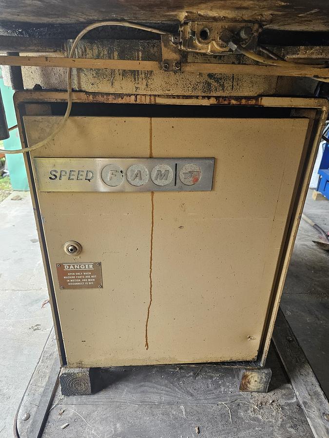 Used Speedfam 32" Precision Flat Lapping Machine, 3-Ring & Slurry System