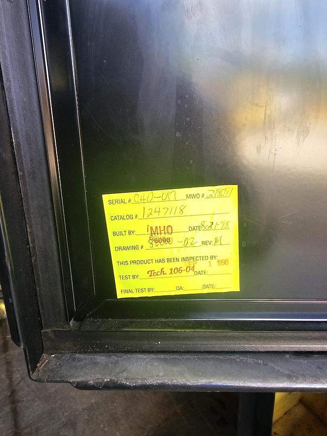 Used "2010"  940 CFM Ingersoll Rand Heated Desiccant Compressed Air Dryer #CHD-940-K