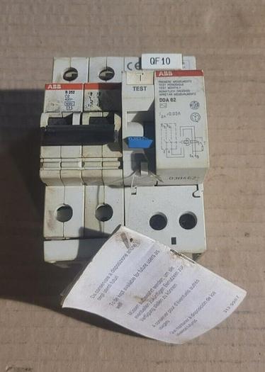 Used ABB 2 Pole S-252 C2 Circuit Breaker 400V 25 Amp Rated