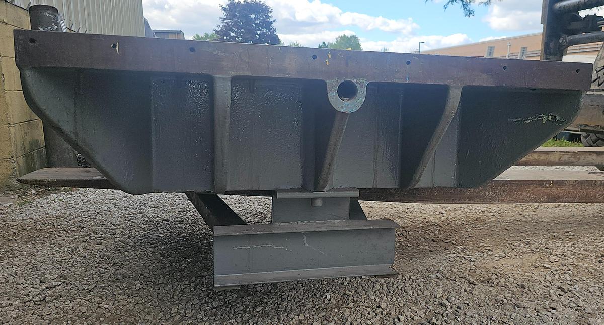 Used 6' x 42" Heavy Duty 2" Thick Top Cast Iron Setup Fixture Table