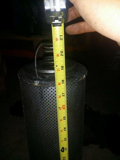 Used 60 Psi Blue Industrial Canister Filter w/ 18” Filter Canister