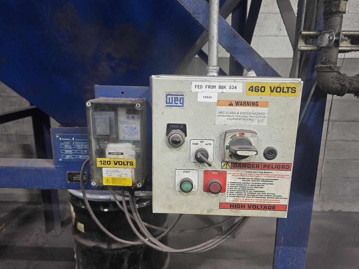 Used 5500 CFM ProVent Intercept PV Series Cartridge Dust Collector 4PV12