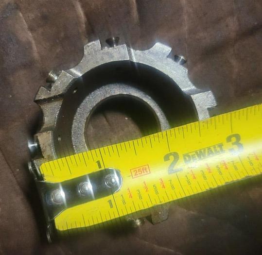 Used 3'' Ingersoll MAX-I-STEP Face Mill L-83561-4 Insert Line 323-01 1'' Arbor