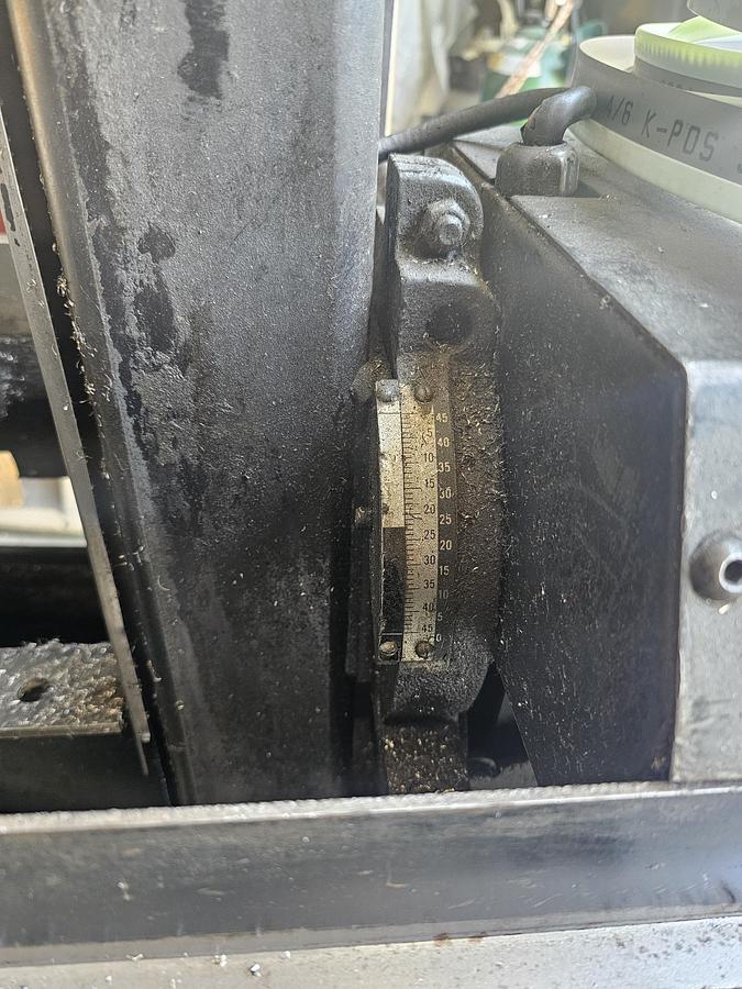 Used 1995 Marvel Series 8 Mark II Vertical Tilt Frame Bandsaw 18" x 22" Capacity