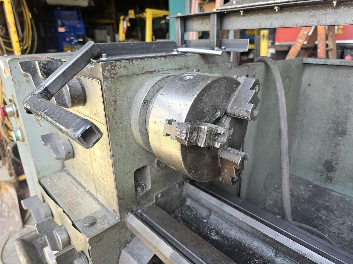 Used 14" x 40" Supermax LG-1440 Geared Head Gap Bed Engine Lathe