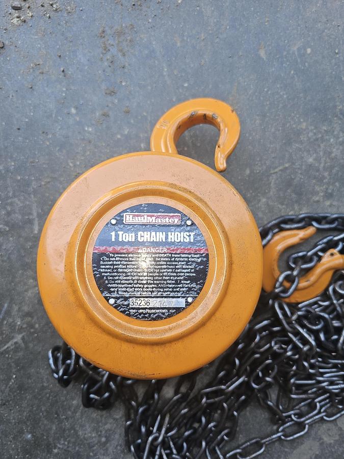 Used 1 Ton Gantries, Inc. Portable Adjustable Height Gantry Crane w/Electric & Manual Hoist