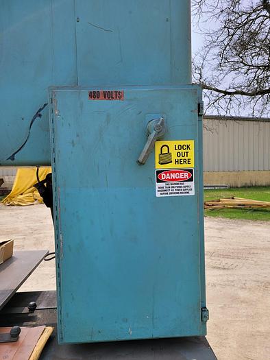 Used Grob 6v-36 Industrial 36” Vertical Bandsaw w/RW-A Blade Welder & Extra Blades