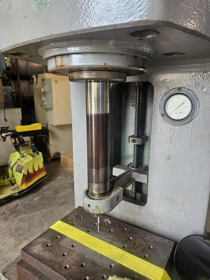Used 6-Ton Denison Multipress C-Frame Hydraulic Press, 5 HP, Model R065LC261D266C218A59A201S220