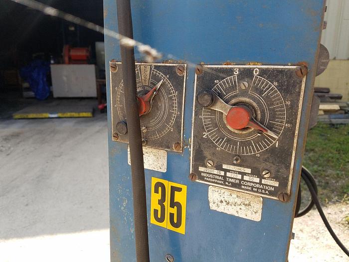 Used 10KVA Miller PortableSpot Welder on Stand w/cooler Model #: MPS-10-AFT